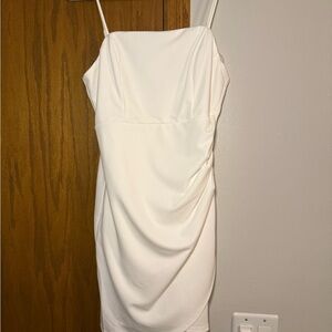 White Spaghetti Strap Dress